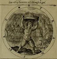 An illustration from A collection of emblemes, ancient and moderne : quickened vvith metricall illvstrations, both morall and divine, and disposed into lotteries, that instruction and good counsell may bee furthered by an honest and pleasant recreation (1635)