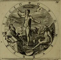 An illustration from A collection of emblemes, ancient and moderne : quickened vvith metricall illvstrations, both morall and divine, and disposed into lotteries, that instruction and good counsell may bee furthered by an honest and pleasant recreation (1635)
