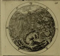 An illustration from A collection of emblemes, ancient and moderne : quickened vvith metricall illvstrations, both morall and divine, and disposed into lotteries, that instruction and good counsell may bee furthered by an honest and pleasant recreation (1635)