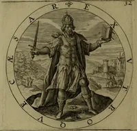 An illustration from A collection of emblemes, ancient and moderne : quickened vvith metricall illvstrations, both morall and divine, and disposed into lotteries, that instruction and good counsell may bee furthered by an honest and pleasant recreation (1635)