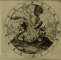 An illustration from A collection of emblemes, ancient and moderne : quickened vvith metricall illvstrations, both morall and divine, and disposed into lotteries, that instruction and good counsell may bee furthered by an honest and pleasant recreation (1635)