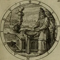 An illustration from A collection of emblemes, ancient and moderne : quickened vvith metricall illvstrations, both morall and divine, and disposed into lotteries, that instruction and good counsell may bee furthered by an honest and pleasant recreation (1635)