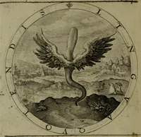 An illustration from A collection of emblemes, ancient and moderne : quickened vvith metricall illvstrations, both morall and divine, and disposed into lotteries, that instruction and good counsell may bee furthered by an honest and pleasant recreation (1635)