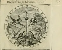 Picture 61 of 213 from A collection of emblemes, ancient and moderne : quickened vvith metricall illustrations, both morall and divine : and disposed into lotteries ... (1635), leaf 100