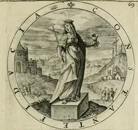Picture 75 of 213 from A collection of emblemes, ancient and moderne : quickened vvith metricall illustrations, both morall and divine : and disposed into lotteries ... (1635), leaf 114