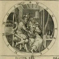 Picture 77 of 213 from A collection of emblemes, ancient and moderne : quickened vvith metricall illustrations, both morall and divine : and disposed into lotteries ... (1635), leaf 116