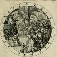 Picture 83 of 213 from A collection of emblemes, ancient and moderne : quickened vvith metricall illustrations, both morall and divine : and disposed into lotteries ... (1635), leaf 122