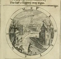 Picture 126 of 213 from A collection of emblemes, ancient and moderne : quickened vvith metricall illustrations, both morall and divine : and disposed into lotteries ... (1635), leaf 182