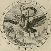 Picture 129 of 213 from A collection of emblemes, ancient and moderne : quickened vvith metricall illustrations, both morall and divine : and disposed into lotteries ... (1635), leaf 185