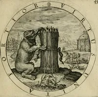Picture 150 of 213 from A collection of emblemes, ancient and moderne : quickened vvith metricall illustrations, both morall and divine : and disposed into lotteries ... (1635), leaf 206