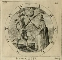 An illustration from A collection of emblemes, ancient and moderne : quickened vvith metricall illustrations, both morall and divine : and disposed into lotteries ... (1635)
