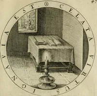 Picture 154 of 213 from A collection of emblemes, ancient and moderne : quickened vvith metricall illustrations, both morall and divine : and disposed into lotteries ... (1635), leaf 210