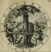 Picture 156 of 213 from A collection of emblemes, ancient and moderne : quickened vvith metricall illustrations, both morall and divine : and disposed into lotteries ... (1635), leaf 212