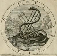 An illustration from A collection of emblemes, ancient and moderne : quickened vvith metricall illustrations, both morall and divine : and disposed into lotteries ... (1635)