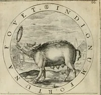 Picture 175 of 213 from A collection of emblemes, ancient and moderne : quickened vvith metricall illustrations, both morall and divine : and disposed into lotteries ... (1635), leaf 247