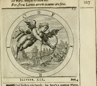 Picture 178 of 213 from A collection of emblemes, ancient and moderne : quickened vvith metricall illustrations, both morall and divine : and disposed into lotteries ... (1635), leaf 250