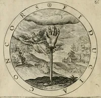 An illustration from A collection of emblemes, ancient and moderne : quickened vvith metricall illustrations, both morall and divine : and disposed into lotteries ... (1635)