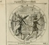 Picture 21 of 213 from A collection of emblemes, ancient and moderne : quickened vvith metricall illustrations, both morall and divine : and disposed into lotteries ... (1635), leaf 43