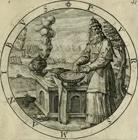 Picture 46 of 213 from A collection of emblemes, ancient and moderne : quickened vvith metricall illustrations, both morall and divine : and disposed into lotteries ... (1635), leaf 68