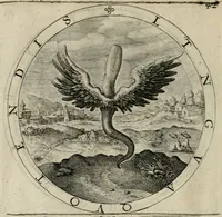 Picture 47 of 213 from A collection of emblemes, ancient and moderne : quickened vvith metricall illustrations, both morall and divine : and disposed into lotteries ... (1635), leaf 69