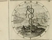 Picture 60 of 213 from A collection of emblemes, ancient and moderne : quickened vvith metricall illustrations, both morall and divine : and disposed into lotteries ... (1635), leaf 99