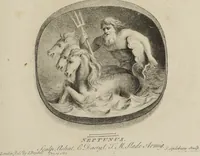 An illustration from A collection of fifty prints from antique gems in the collections of the Right Honourable Earl Percy, the Honourable C.F. Greville, and T.M. Slade, esquire (1785)
