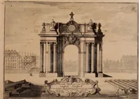 Picture 29 of 62 from [Collection of German architectural engravings] (1722), leaf 32
