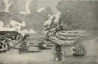 An illustration from A collection of interesting and historic prints : being a brief presentation of some of the originals and reproductions in the possession of the State Street Trust Company (1909)