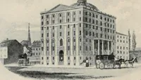 An illustration from A collection of interesting and historic prints : being a brief presentation of some of the originals and reproductions in the possession of the State Street Trust Company (1909)