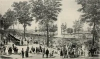 An illustration from A collection of interesting and historic prints : being a brief presentation of some of the originals and reproductions in the possession of the State Street Trust Company (1909)