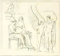 An illustration from Collection of the most remarkable monuments of the National Museum; (1873)