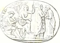 An illustration from Collection of the most remarkable monuments of the National Museum; (1873)