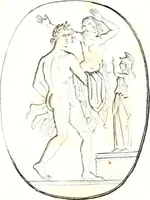 An illustration from Collection of the most remarkable monuments of the National Museum; (1873)