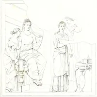 An illustration from Collection of the most remarkable monuments of the National Museum; (1873)