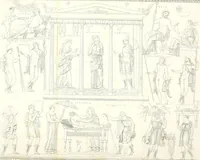 An illustration from Collection of the most remarkable monuments of the National Museum; (1873)