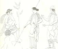 An illustration from Collection of the most remarkable monuments of the National Museum; (1873)
