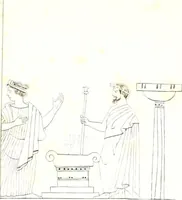 An illustration from Collection of the most remarkable monuments of the National Museum; (1873)