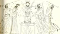 An illustration from Collection of the most remarkable monuments of the National Museum; (1873)