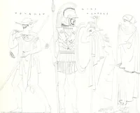 An illustration from Collection of the most remarkable monuments of the National Museum; (1873)