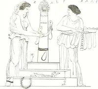 An illustration from Collection of the most remarkable monuments of the National Museum; (1873)