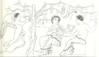 An illustration from Collection of the most remarkable monuments of the National Museum; (1873)