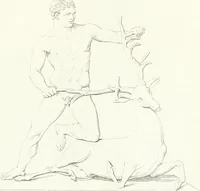 An illustration from Collection of the most remarkable monuments of the National Museum (1869)