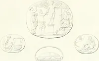 An illustration from Collection of the most remarkable monuments of the National Museum (1869)