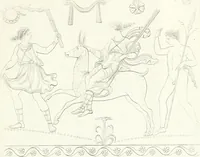 An illustration from Collection of the most remarkable monuments of the National Museum (1869)