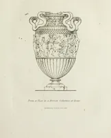 An illustration from A collection of vases, altars, paterae, tripods, candelabra sarcophagi, &c. from various museums and collections : engraved on 170 plates (1814)