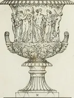 An illustration from A collection of vases, altars, paterae, tripods, candelabra sarcophagi, &c. from various museums and collections : engraved on 170 plates (1814)