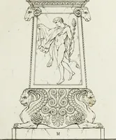 An illustration from A collection of vases, altars, paterae, tripods, candelabra sarcophagi, &c. from various museums and collections : engraved on 170 plates (1814)