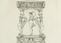 An illustration from A collection of vases, altars, paterae, tripods, candelabra sarcophagi, &c. from various museums and collections : engraved on 170 plates (1814)