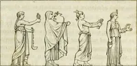 An illustration from A collection of vases, altars, paterae, tripods, candelabra sarcophagi, &c. from various museums and collections : engraved on 170 plates (1814)