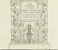An illustration from A collection of vases, altars, paterae, tripods, candelabra sarcophagi, &c. from various museums and collections : engraved on 170 plates (1814)